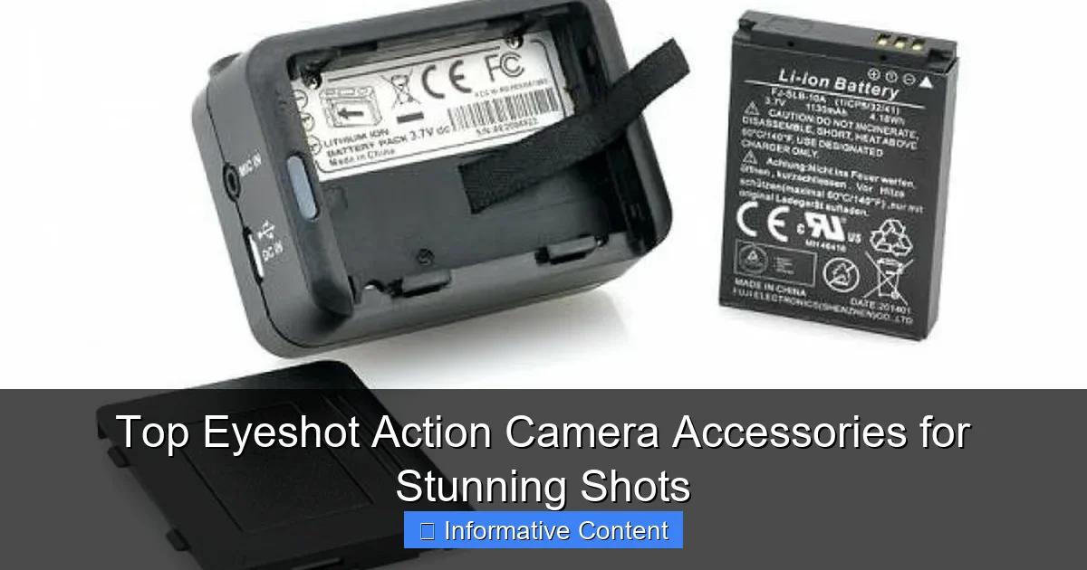 Top Eyeshot Action Camera Accessories for Stunning Shots