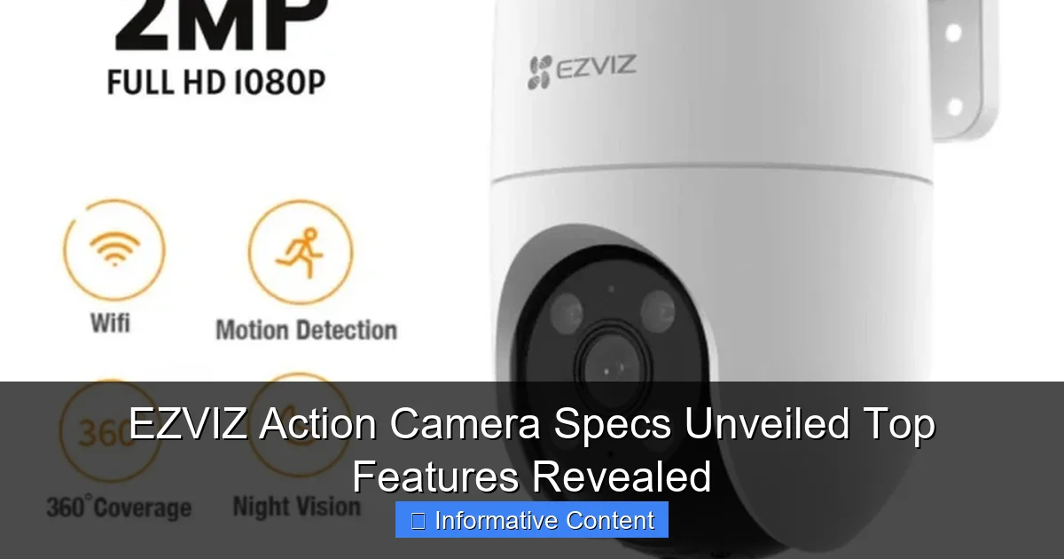 EZVIZ Action Camera Specs Unveiled Top Features Revealed