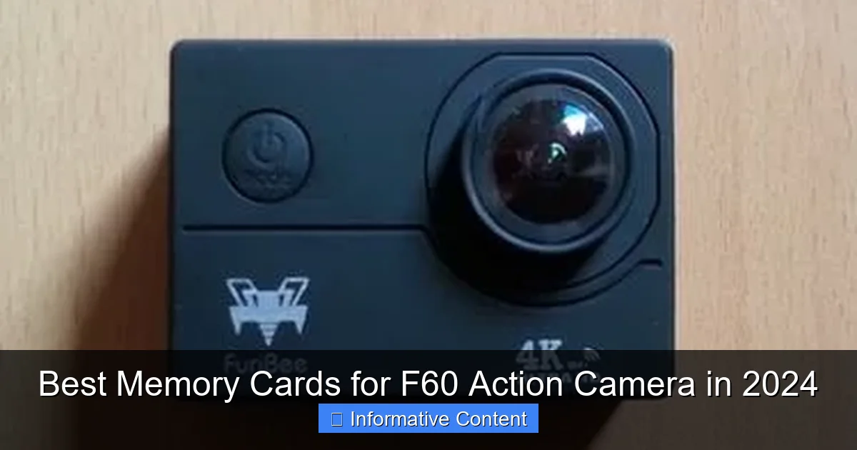 Best Memory Cards for F60 Action Camera in 2024