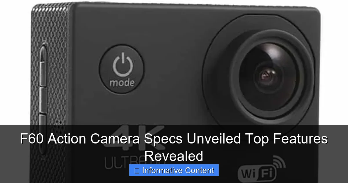 F60 Action Camera Specs Unveiled Top Features Revealed