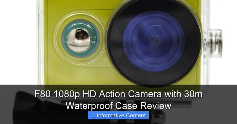 F80 1080p HD Action Camera with 30m Waterproof Case Review