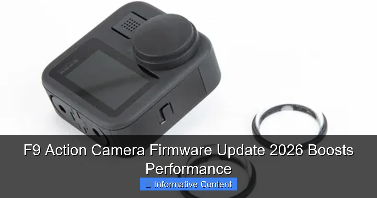 F9 Action Camera Firmware Update 2026 Boosts Performance