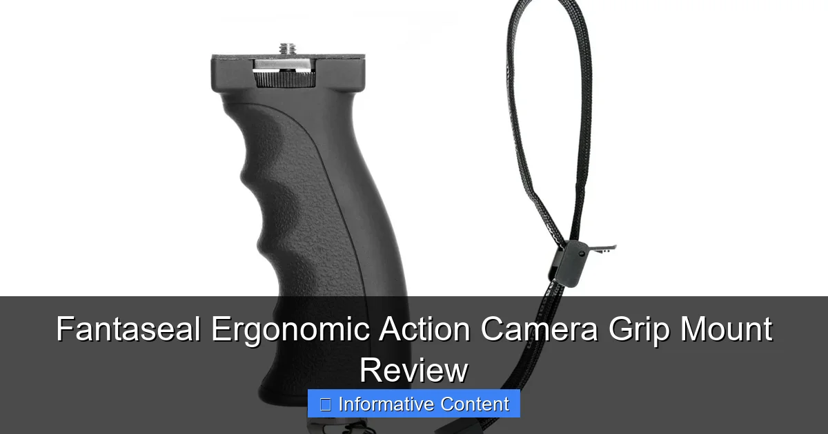 Fantaseal Ergonomic Action Camera Grip Mount Review