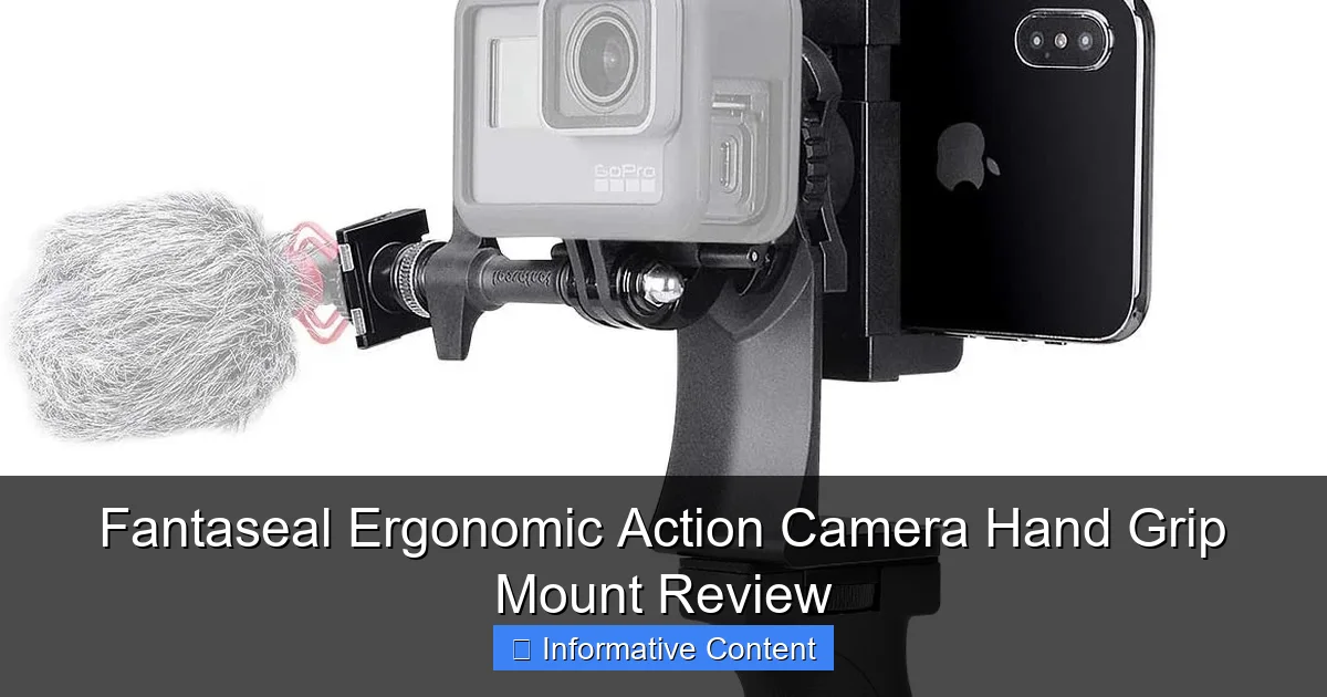Fantaseal Ergonomic Action Camera Hand Grip Mount Review