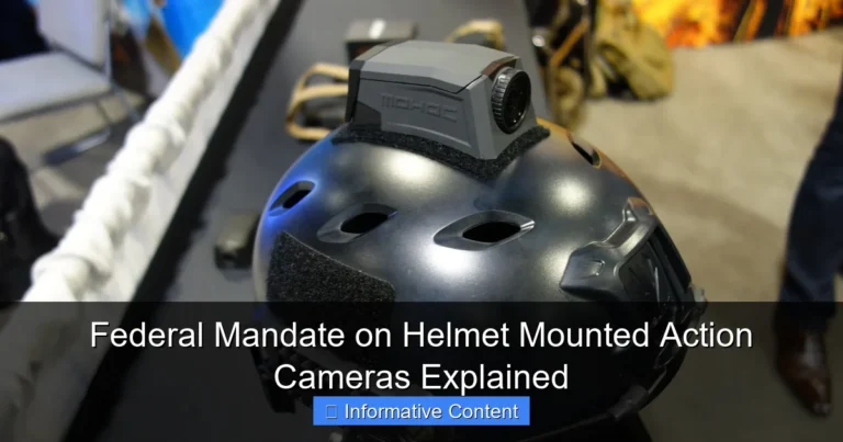 Federal Mandate on Helmet Mounted Action Cameras Explained