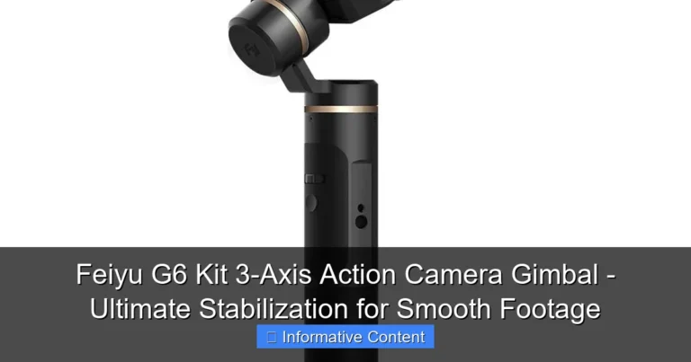 Feiyu G6 Kit 3-Axis Action Camera Gimbal - Ultimate Stabilization for Smooth Footage