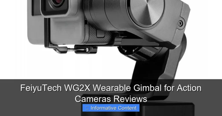 FeiyuTech WG2X Wearable Gimbal for Action Cameras Reviews