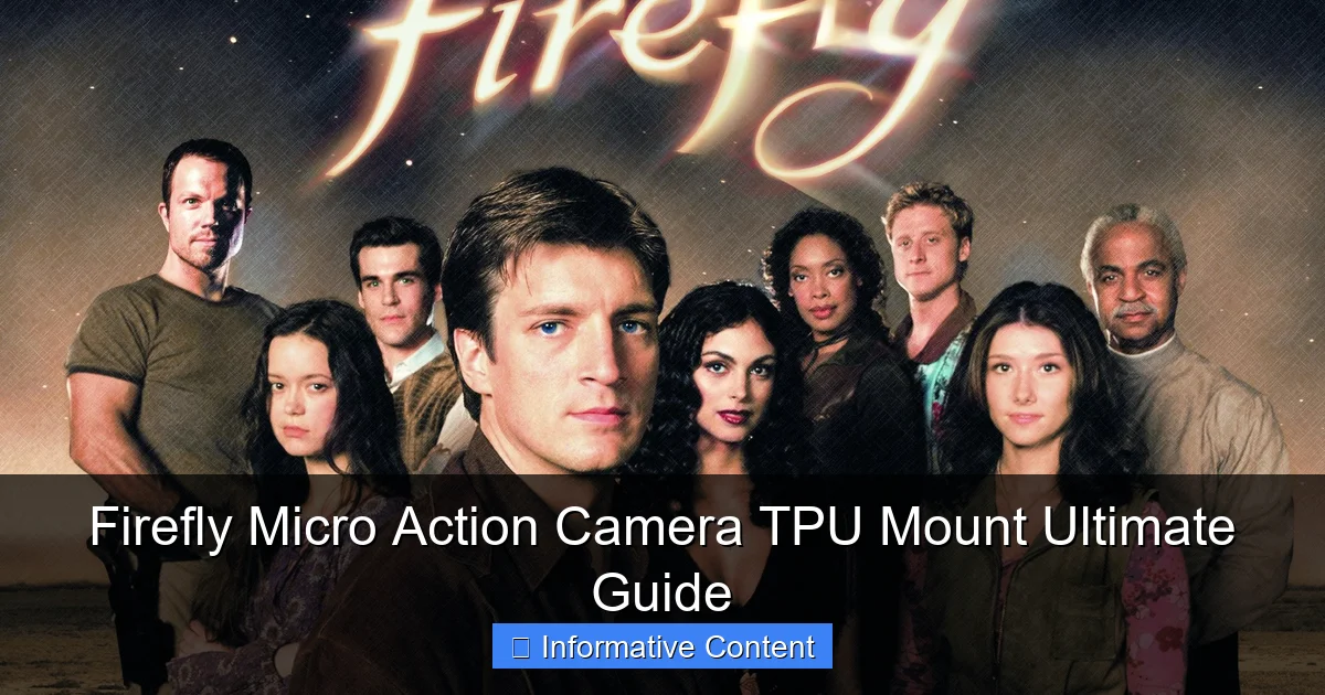 Firefly Micro Action Camera TPU Mount Ultimate Guide