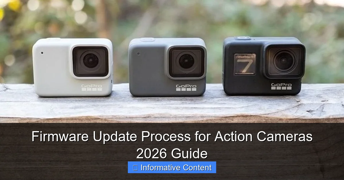 Firmware Update Process for Action Cameras 2026 Guide