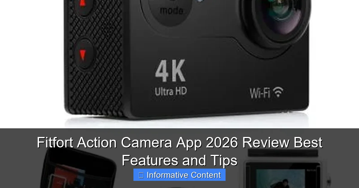 Fitfort Action Camera App 2026 Review Best Features and Tips