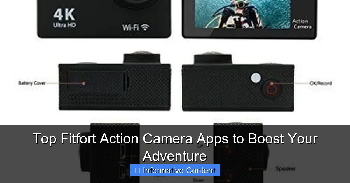 Top Fitfort Action Camera Apps to Boost Your Adventure