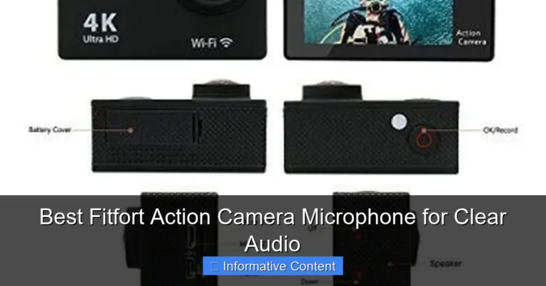 Best Fitfort Action Camera Microphone for Clear Audio