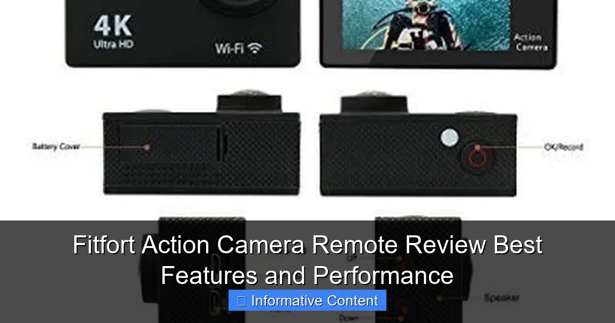 Fitfort Action Camera Remote Review Best Features and Performance