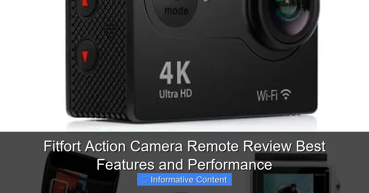 Fitfort Action Camera Remote Review Best Features and Performance