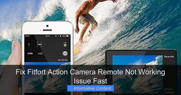 Fix Fitfort Action Camera Remote Not Working Issue Fast