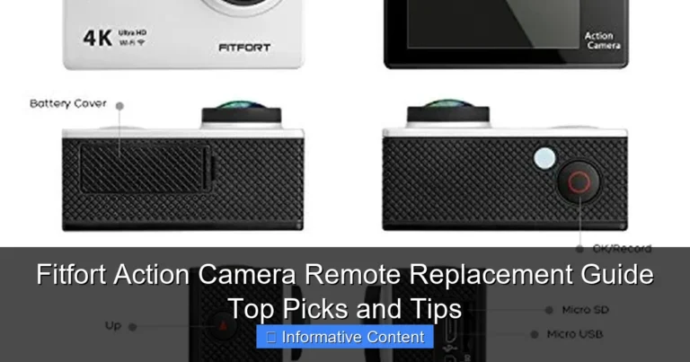 Fitfort Action Camera Remote Replacement Guide Top Picks and Tips