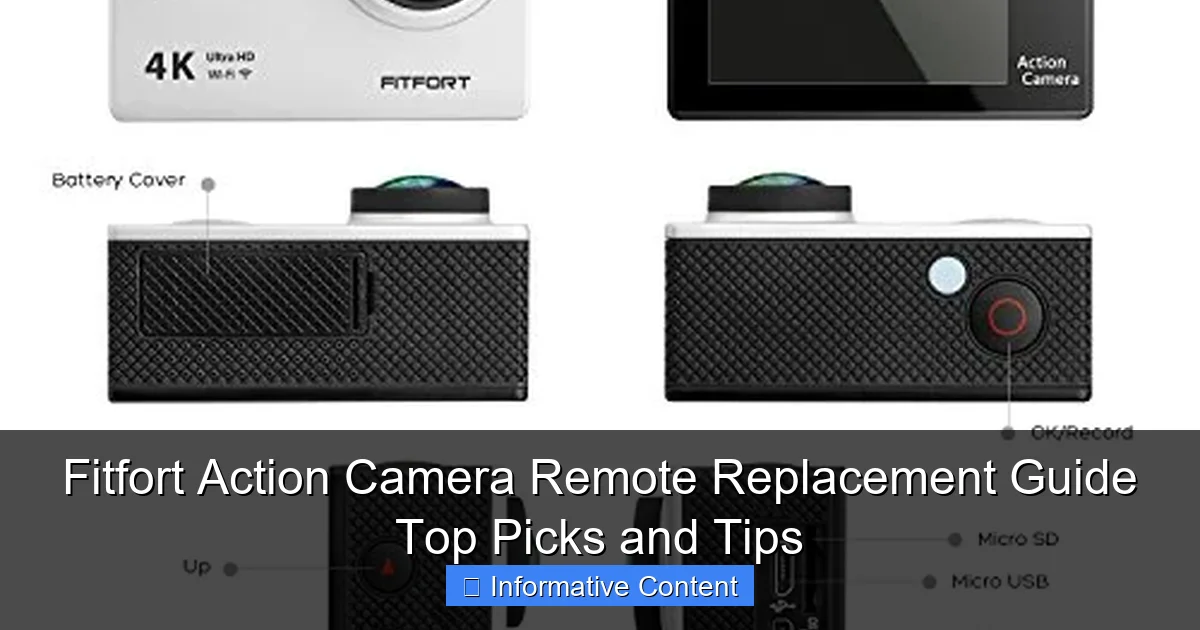Fitfort Action Camera Remote Replacement Guide Top Picks and Tips