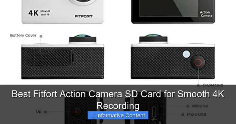 Best Fitfort Action Camera SD Card for Smooth 4K Recording
