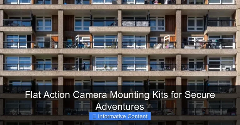 Flat Action Camera Mounting Kits for Secure Adventures