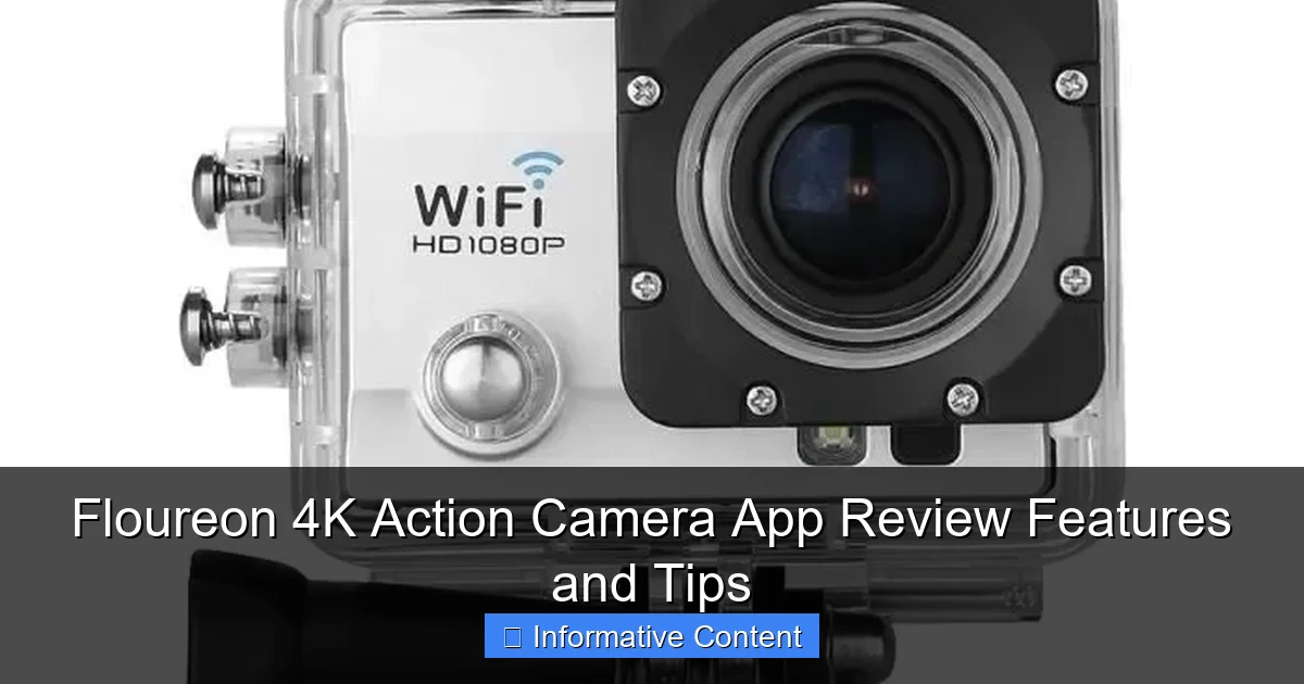 Floureon 4K Action Camera App Review Features and Tips