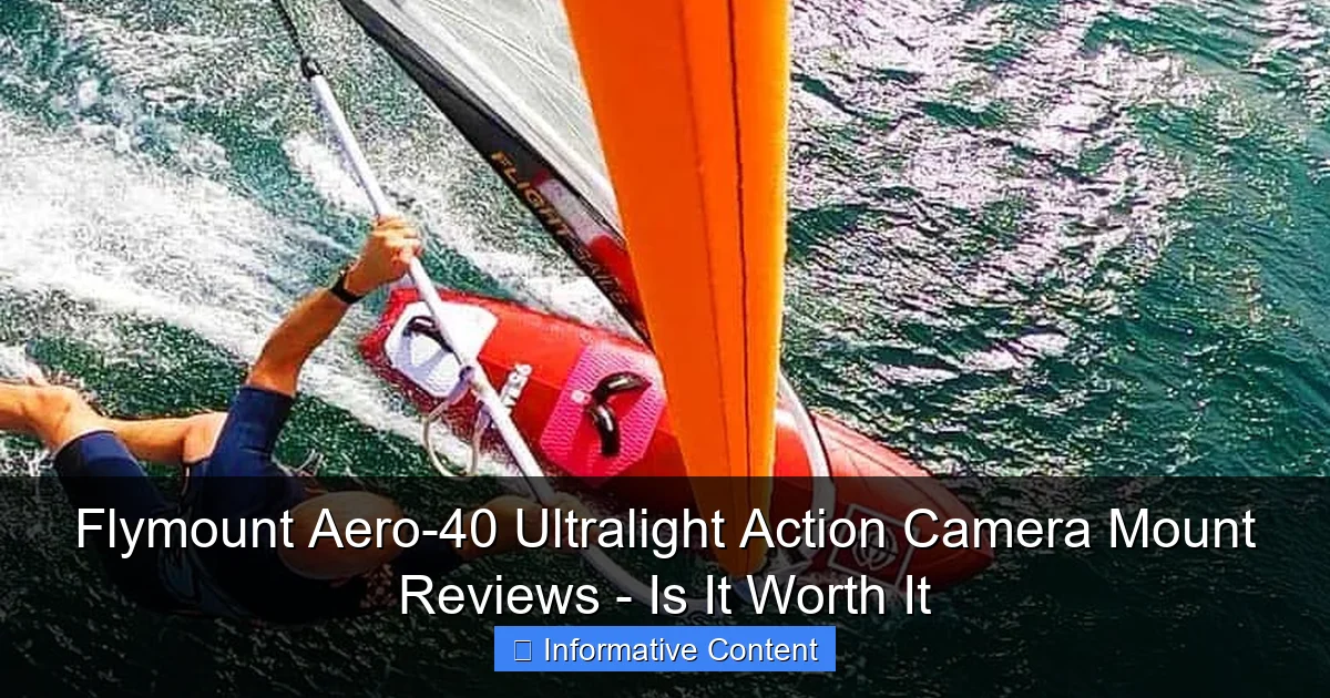 Flymount Aero-40 Ultralight Action Camera Mount Reviews - Is It Worth It