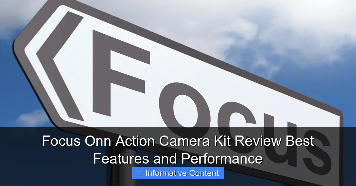 Focus Onn Action Camera Kit Review Best Features and Performance