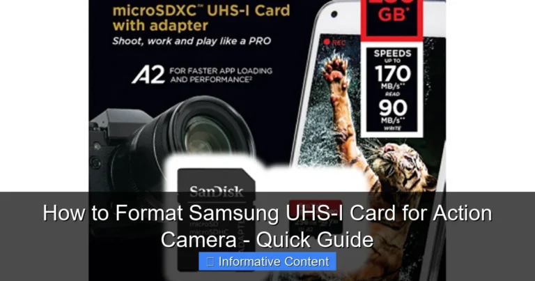 How to Format Samsung UHS-I Card for Action Camera - Quick Guide