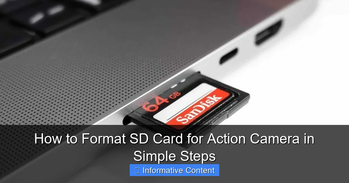 How to Format SD Card for Action Camera in Simple Steps