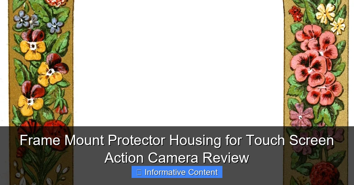 Frame Mount Protector Housing for Touch Screen Action Camera Review
