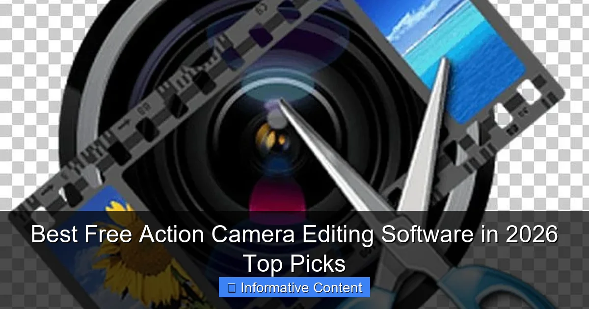 Best Free Action Camera Editing Software in 2026 Top Picks