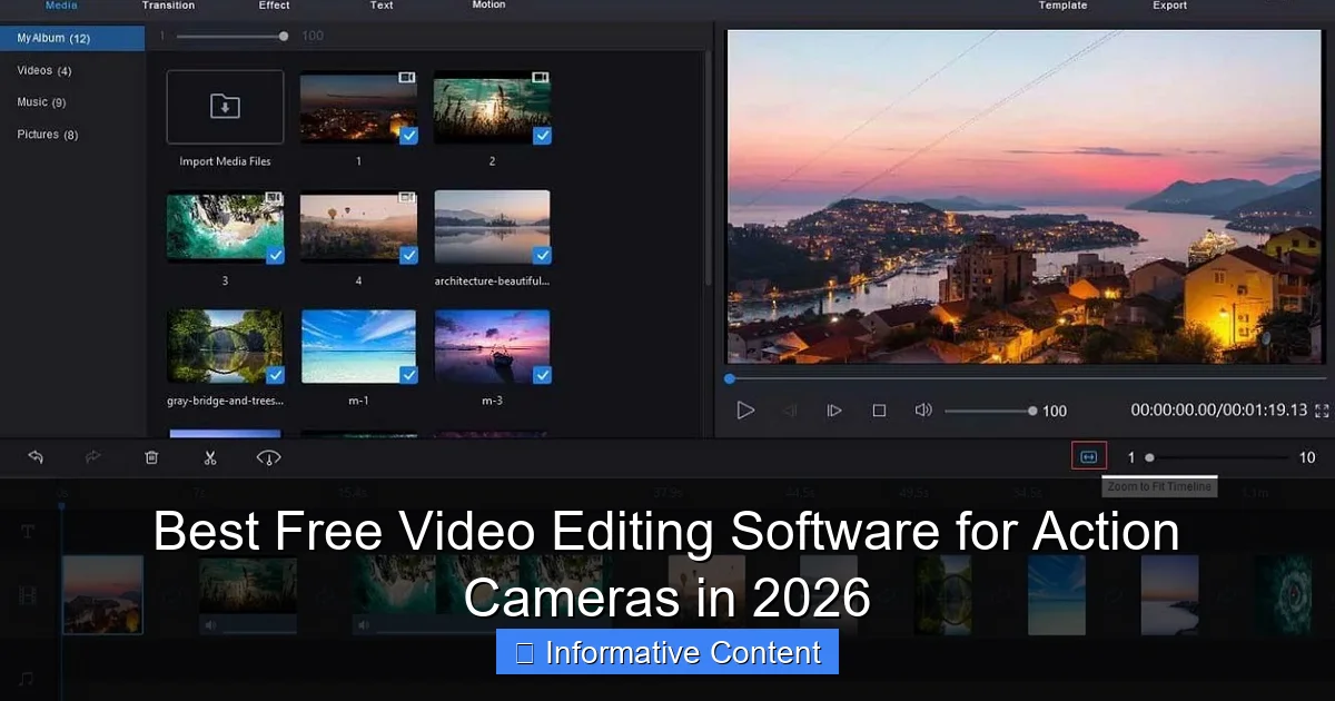 Best Free Video Editing Software for Action Cameras in 2026