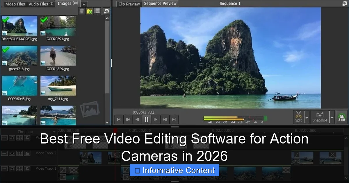 Best Free Video Editing Software for Action Cameras in 2026