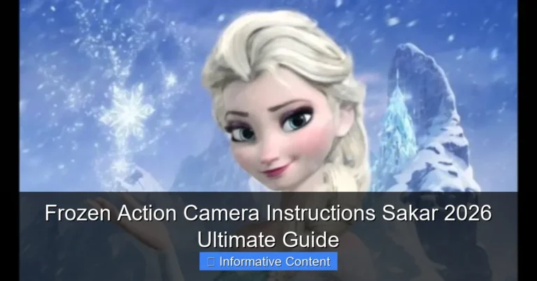 Frozen Action Camera Instructions Sakar 2026 Ultimate Guide