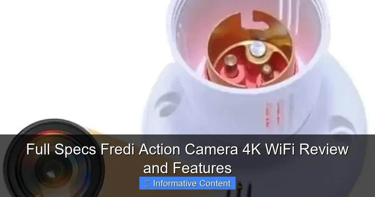 Full Specs Fredi Action Camera 4K WiFi Review and Features