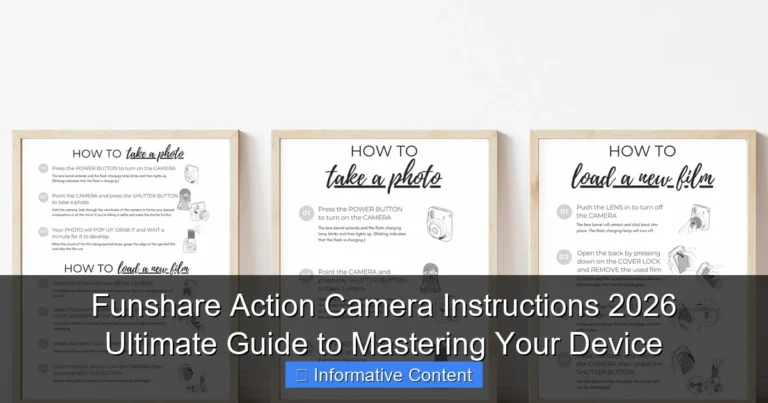 Funshare Action Camera Instructions 2026 Ultimate Guide to Mastering Your Device
