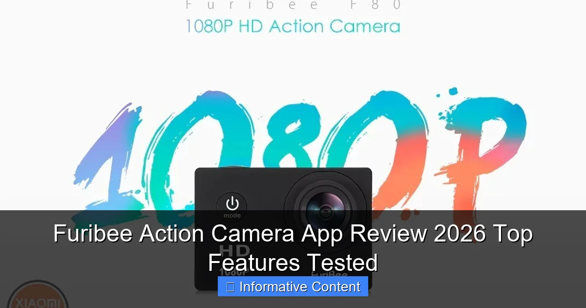 Furibee Action Camera App Review 2026 Top Features Tested