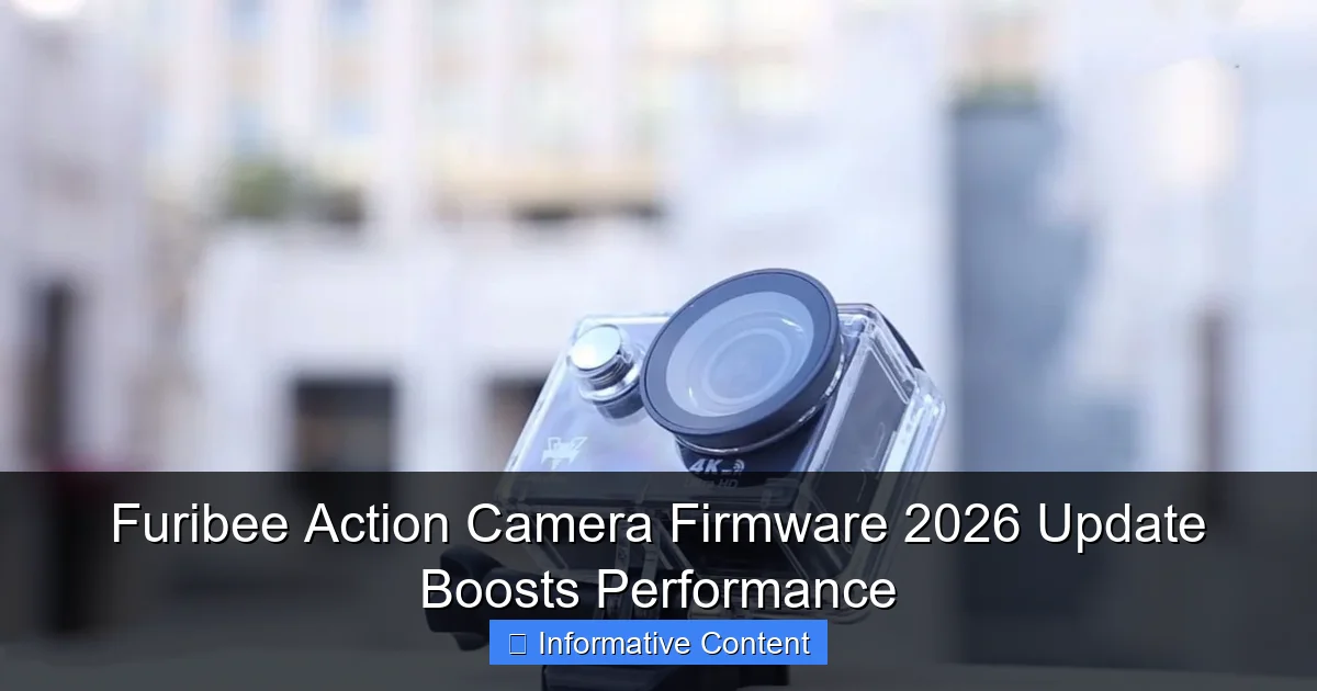 Furibee Action Camera Firmware 2026 Update Boosts Performance