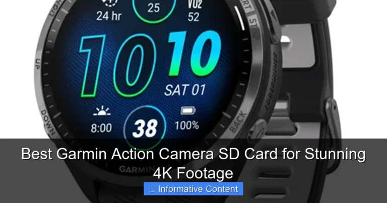 Best Garmin Action Camera SD Card for Stunning 4K Footage