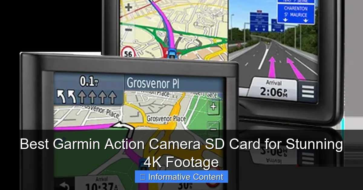 Best Garmin Action Camera SD Card for Stunning 4K Footage