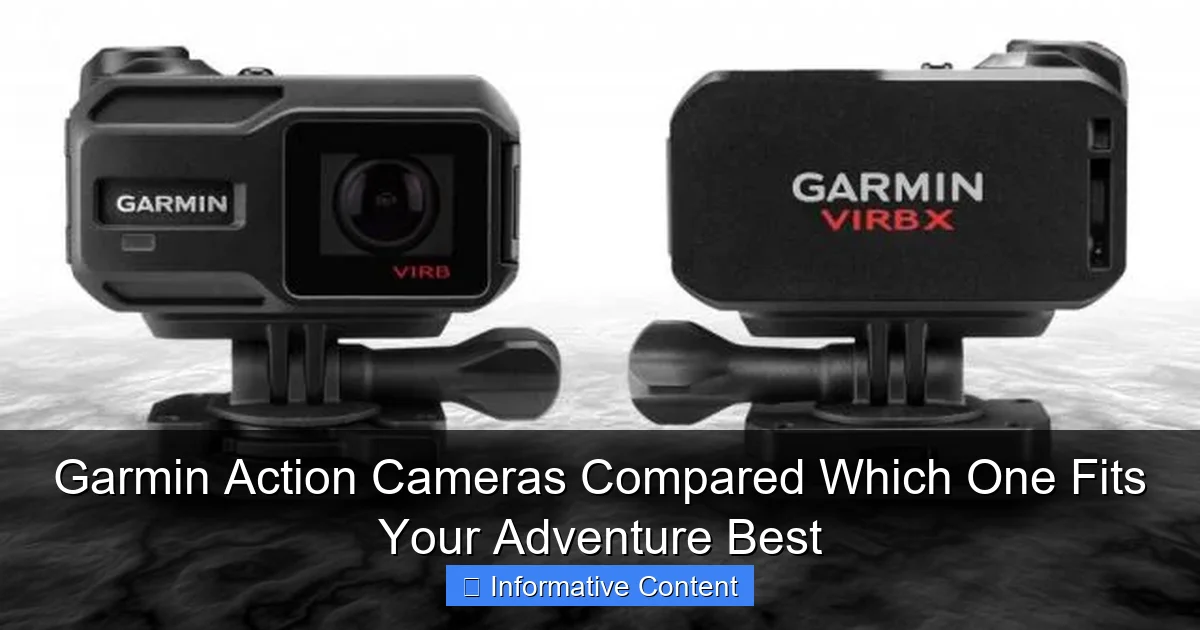 Garmin Action Cameras Compared Which One Fits Your Adventure Best