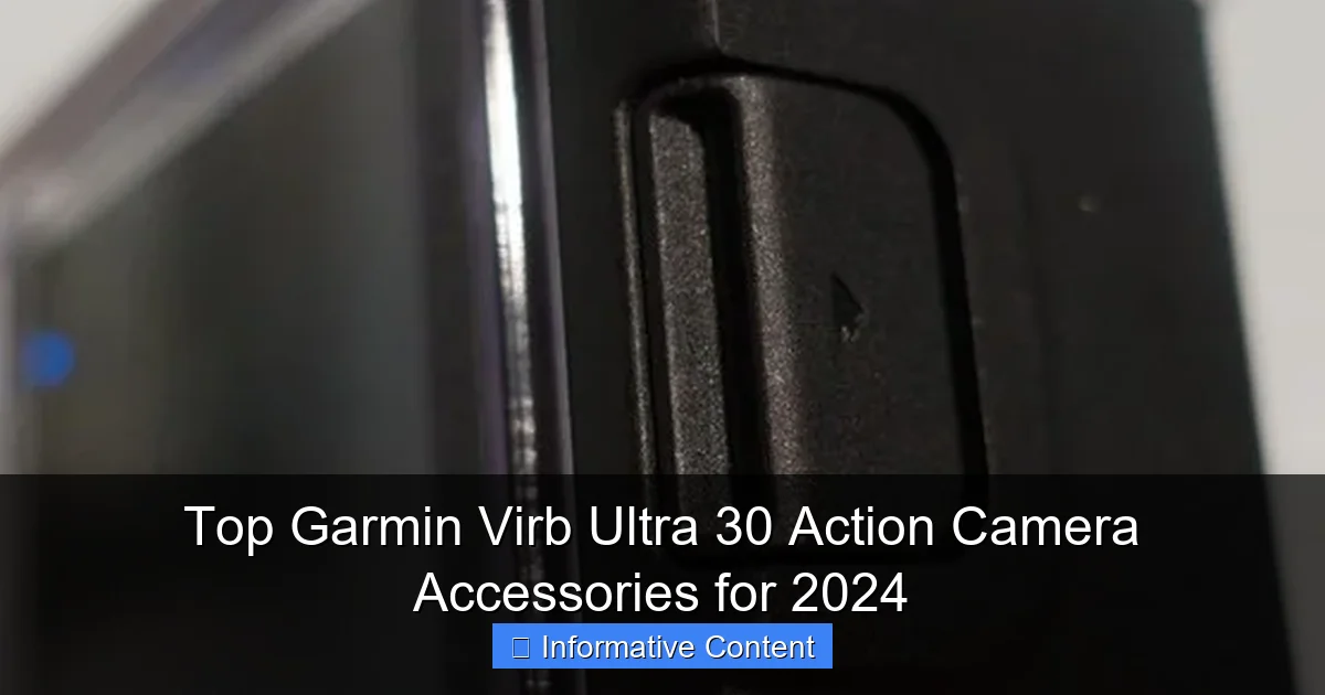 Top Garmin Virb Ultra 30 Action Camera Accessories for 2024