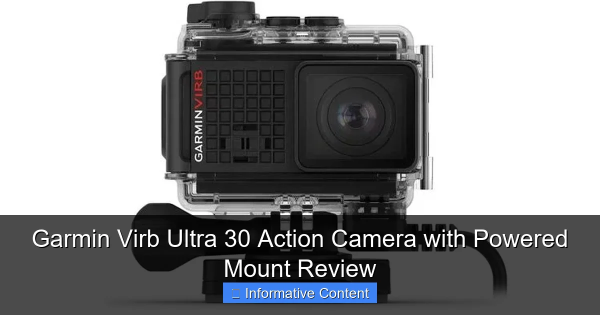 Garmin Virb Ultra 30 Action Camera with Powered Mount Review