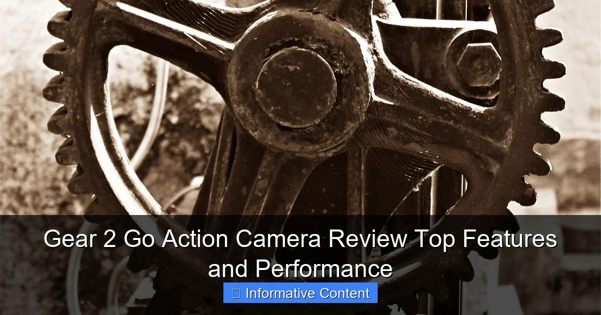 Gear 2 Go Action Camera Review Top Features and Performance