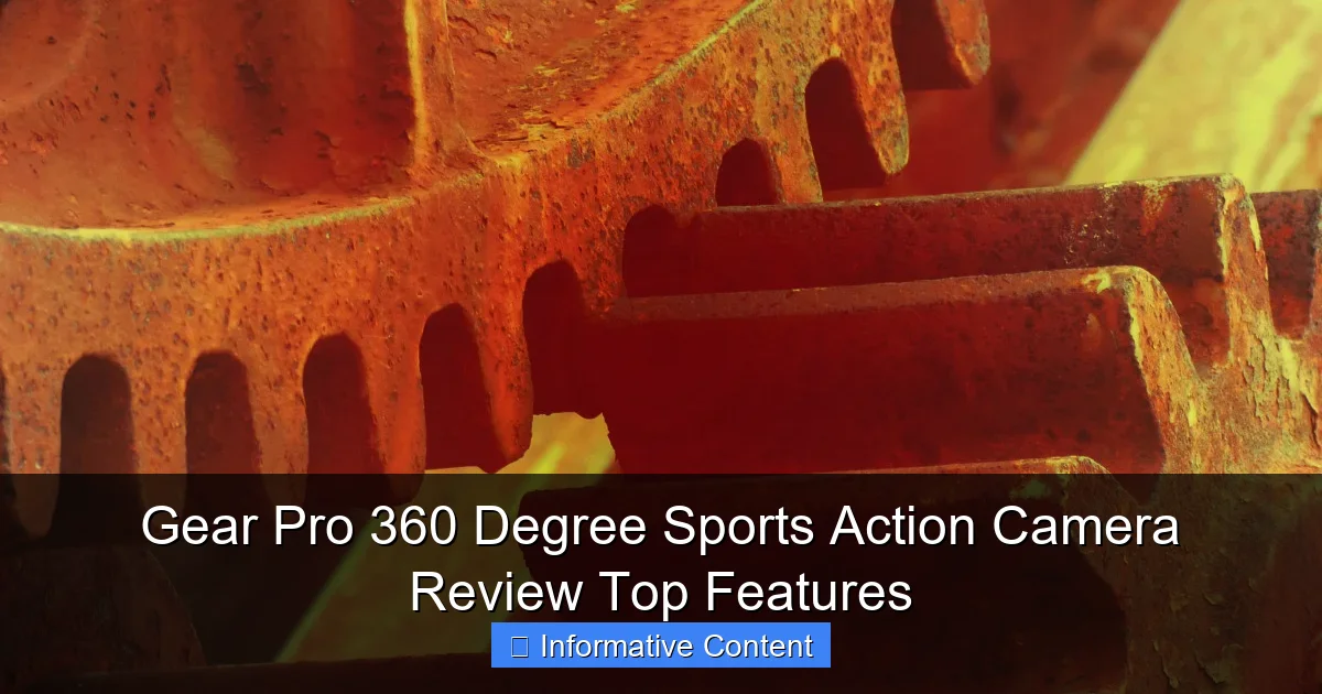Gear Pro 360 Degree Sports Action Camera Review Top Features