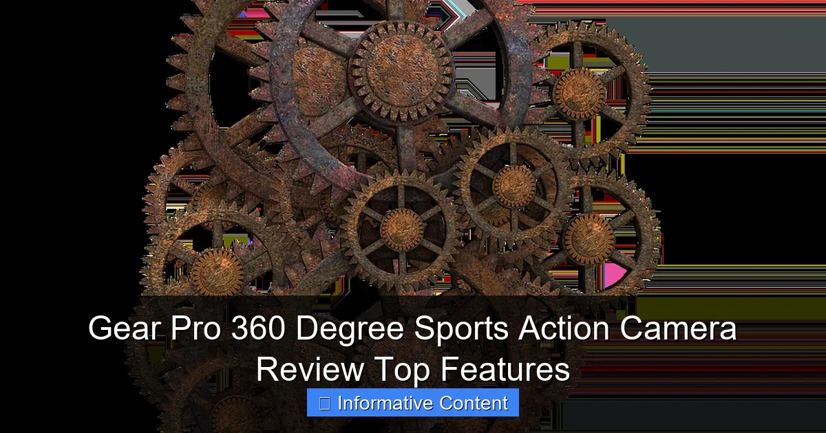 Gear Pro 360 Degree Sports Action Camera Review Top Features