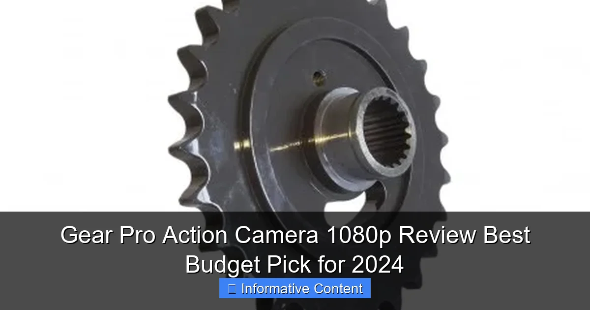 Gear Pro Action Camera 1080p Review Best Budget Pick for 2024