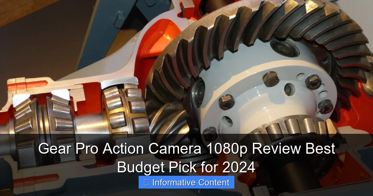 Gear Pro Action Camera 1080p Review Best Budget Pick for 2024