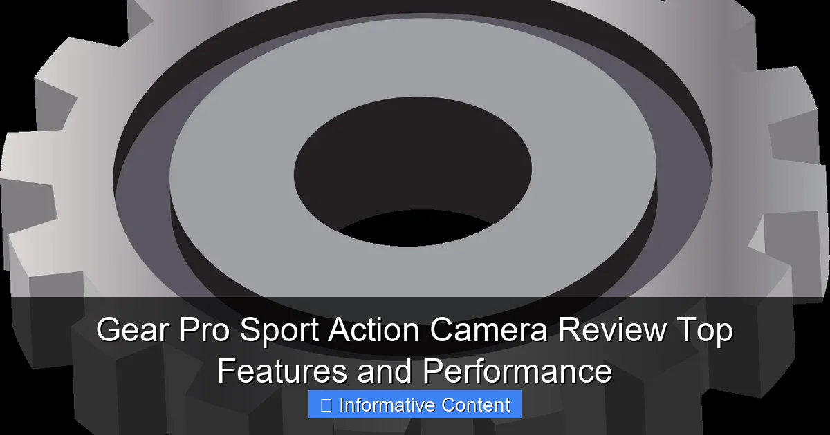 Gear Pro Sport Action Camera Review Top Features and Performance