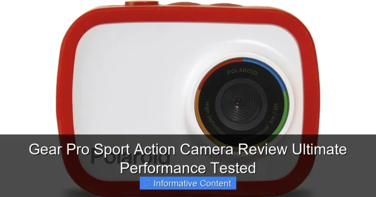 Gear Pro Sport Action Camera Review Ultimate Performance Tested