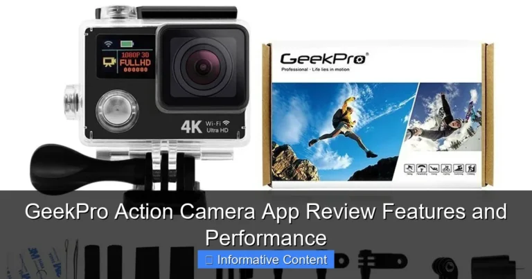GeekPro Action Camera App Review Features and Performance